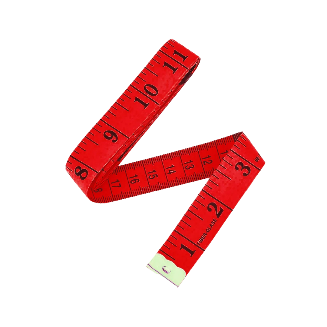 Red measuring tape